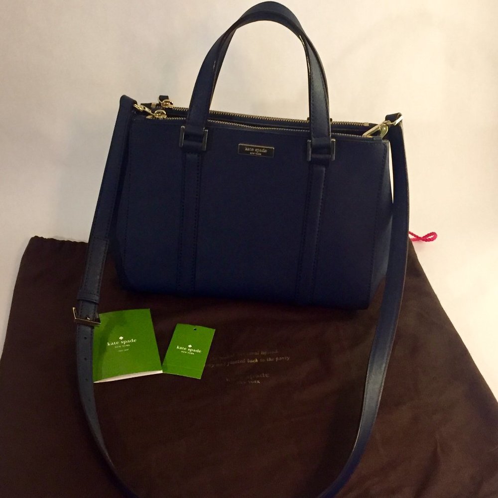NWOT Kate Spade Small Loden in French Navy